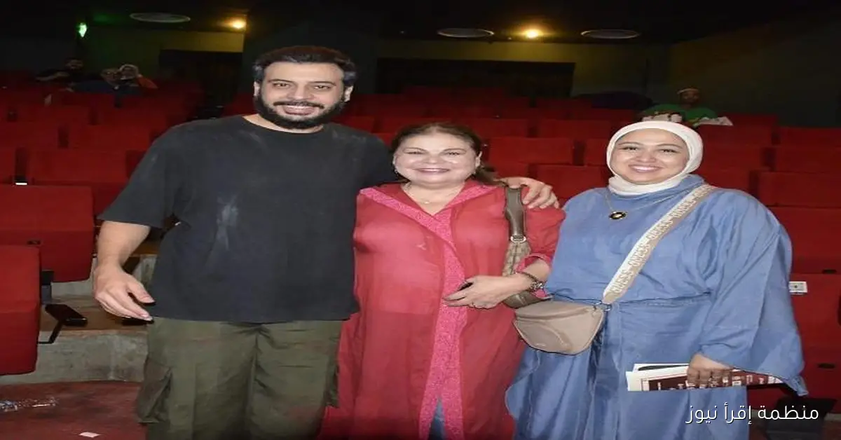 ماجدة زكي تدعم نجلها المخرج أحمد أبو رية في مهرجان نقابة المهن التمثيلية