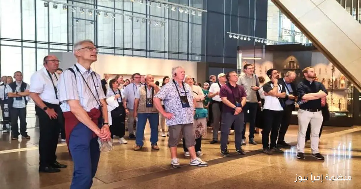 احتفاليات تخرج GUC و GIU: وفد ألماني رفيع يتفاجأ بكنوز المتحف الكبير