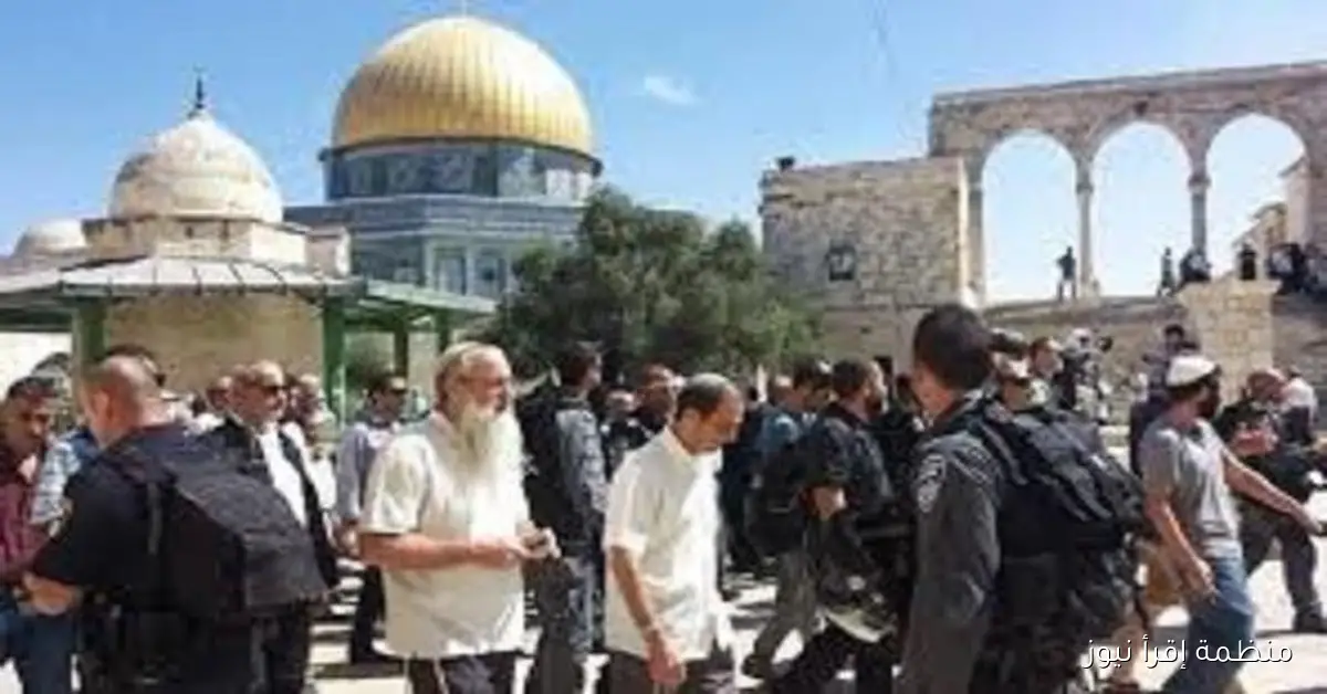 اقتحام 373 مستوطنًا لباحات المسجد الأقصى تحت حماية شرطة الاحتلال