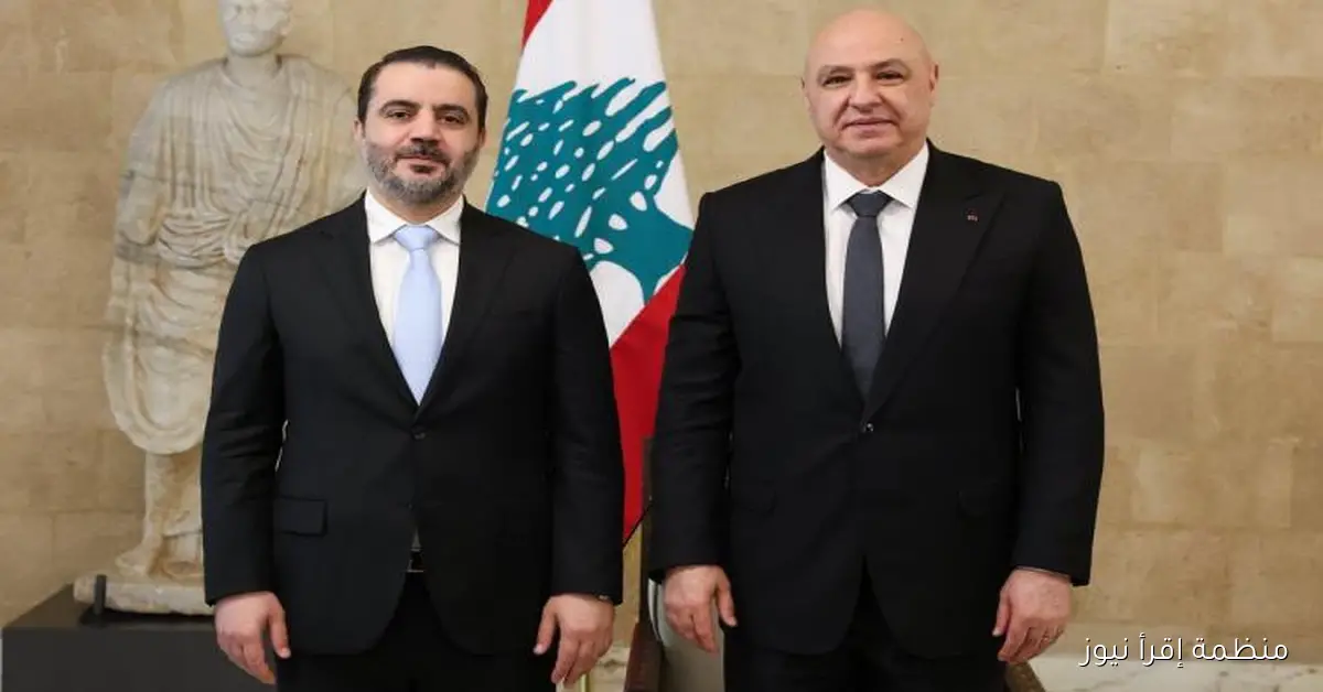 الرئيس اللبناني يؤكد أهمية تعزيز العلاقات مع سوريا على أسس من الاحترام المتبادل