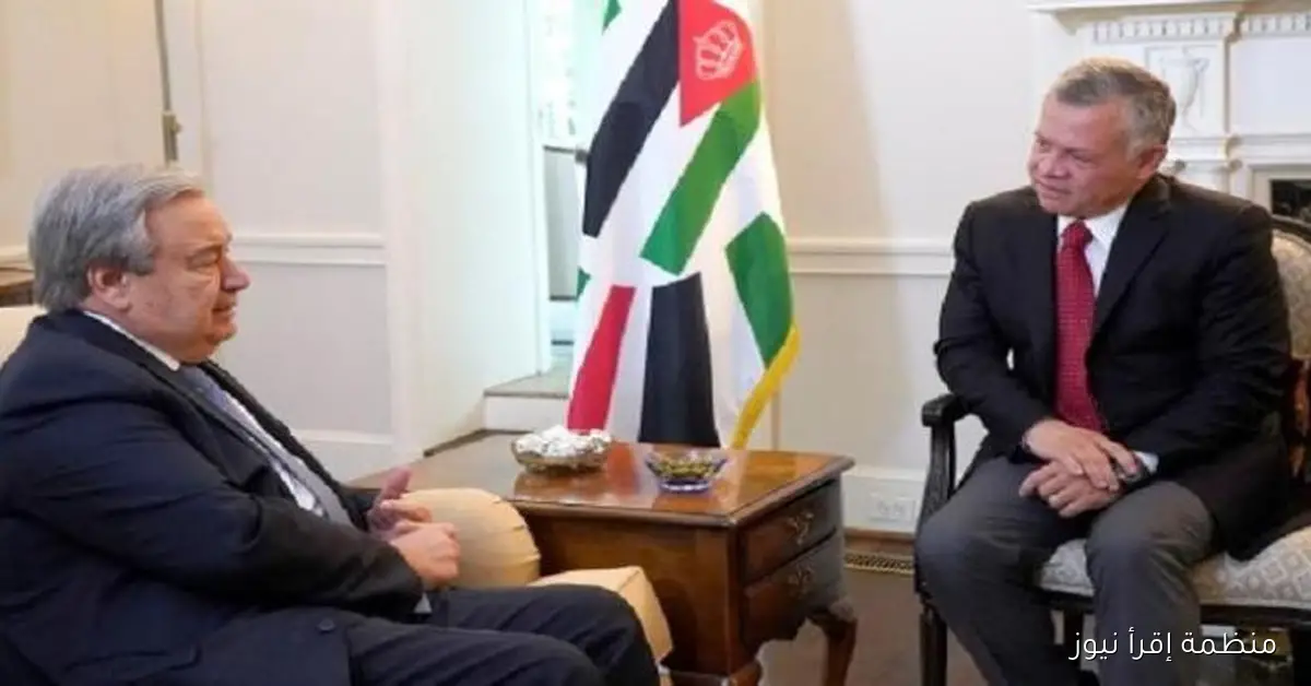 العاهل الأردني يشدد على أهمية تعزيز الجهود الإنسانية في غزة