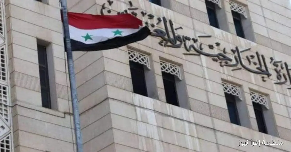 سوريا تعبر عن ترحيبها بإعلان وقف إطلاق النار في قطاع غزة
