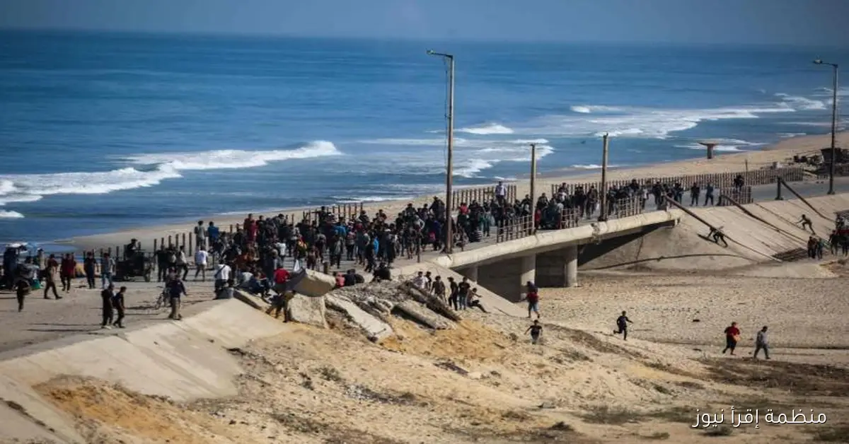 عودة النازحين الفلسطينيين إلى غزة مع سريان وقف إطلاق النار