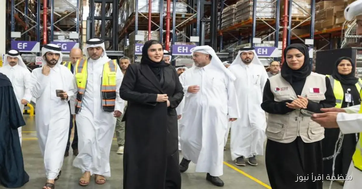 قطر تطلق جسرًا بريًا للمساعدات الإنسانية والإغاثية لدعم الشعب الفلسطيني